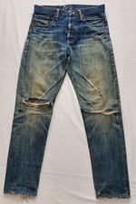 LEVIS 501-4589 VINTAGE SELVEDGE DENIM BIG E 501-1293 MENS JEANS SZ 30X30