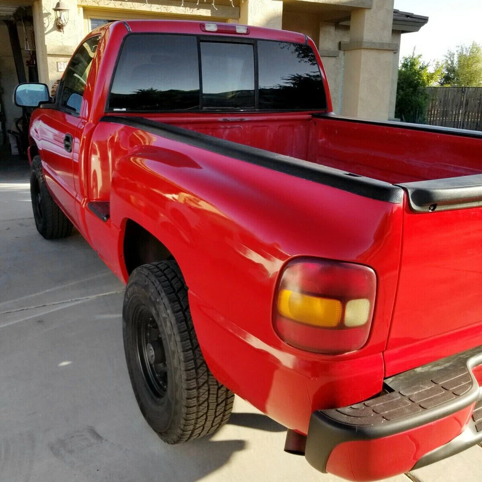 For Chevrolet Silverado GMC Sierra 1500 1999-2005 Stepside Bed Rail Caps Set - Image 3 of 4