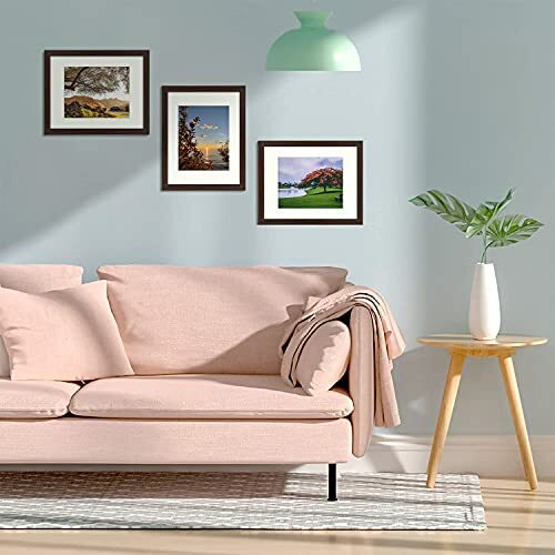 11x14 Bilderrahmen mit Elfenbeinmatte für 8x10 Foto horizontale vertikale Anzeige - Bild 2 von 7