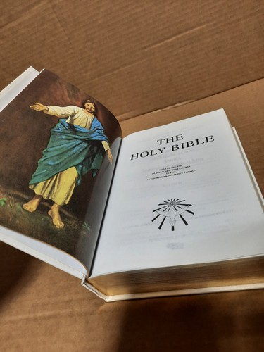 Holy Bible The Comfort Edition King James Version weiches weißes Cover 1991 Neu - Bild 8 von 12