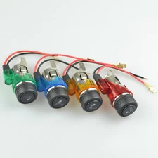 12v Illuminated Car Cigarette Cigar Lighter Socket Replacement Kit Light Up