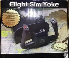 CH Products 200-615 Flight Sim Yoke - USB Flight Controller