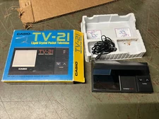 Vintage ~ CASIO TV-21 ~ POCKET TELEVSION / TV Tested