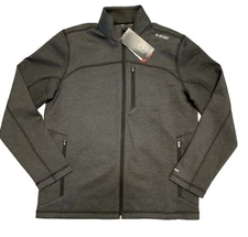 Hi-Tec Men's L/S Full Zip Jacket Charcoal