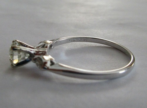 14K Gold Diamond Engagement Ring Center=.55 Carat J-SI2 Value=$6,500 - Picture 5 of 11