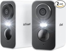 ieGeek Security Cameras Wireless Outdoor 2K WiFi Battery Powered IP65 Waterproof