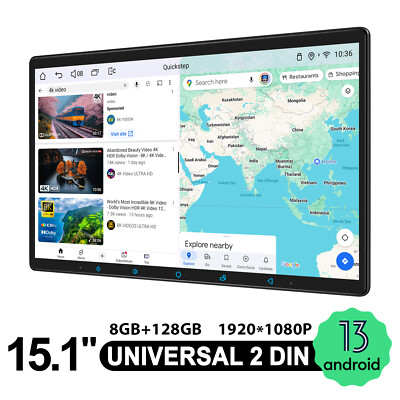 Android13 Qualcomm 8+128G 15,1 Zoll Android Tablet Autoradio mit schnellem Start
