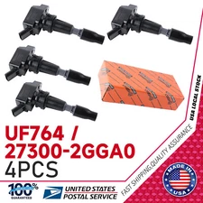 4Pcs 27300-2GGA0 UF764 Ignition Coil For 2015-2020 Hyundai Sonata Kia Optima US