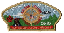 2001 Jamboree Tecumseh Council Ohio JSP Bdr (AR1034)