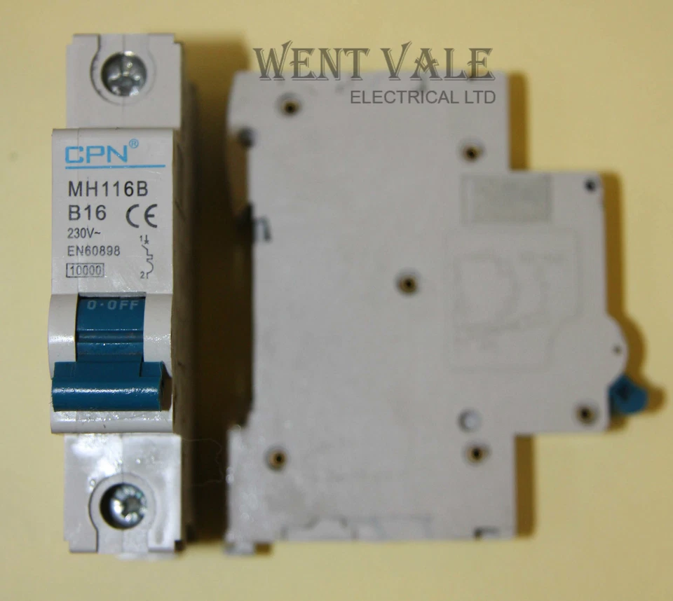 Cudis CPN - MH116B - 16a Type B Single Pole MCB Unused