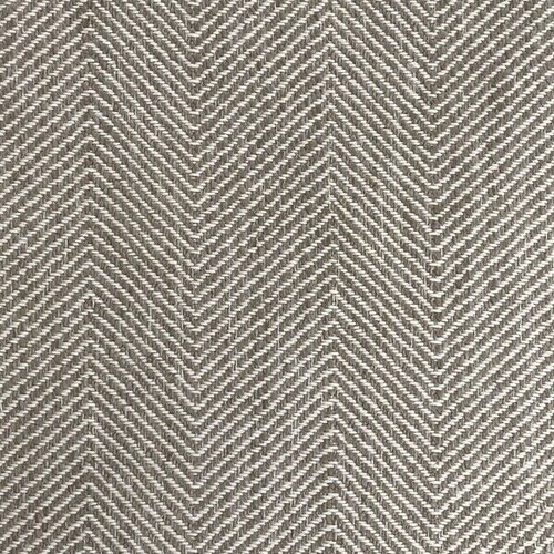 Oxford Herringbone Stripe Linen Fabric Natural 280cm Wide Curtain Blind - Picture 3 of 6