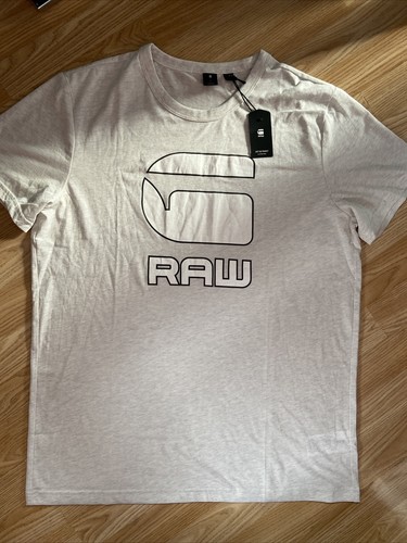 G Star New Mens Relaxed Fit Off White 