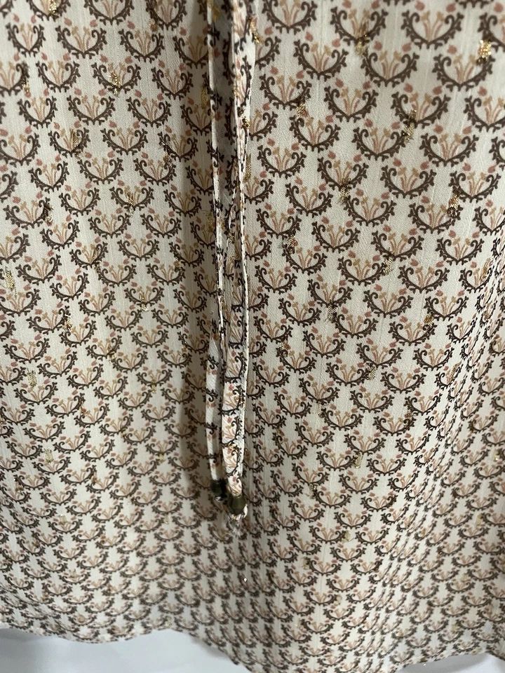 Blusa Rachel Zoe Talla S Cuello Corbata Manga Larga Volantes Forrada Blusa Talla S Para Mujer’s Foto 3 de 4