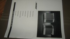 VINTAGE AUDIO EQUIPMENT BOSE SPEAKER OWNERS MANUAL