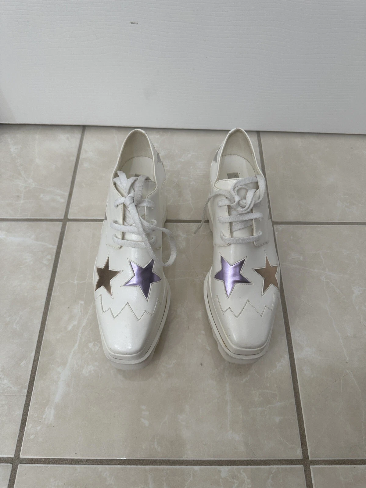 Stella McCartney — Stella Mccartney Sneak Elyse Platform Sneaker Women's White 36