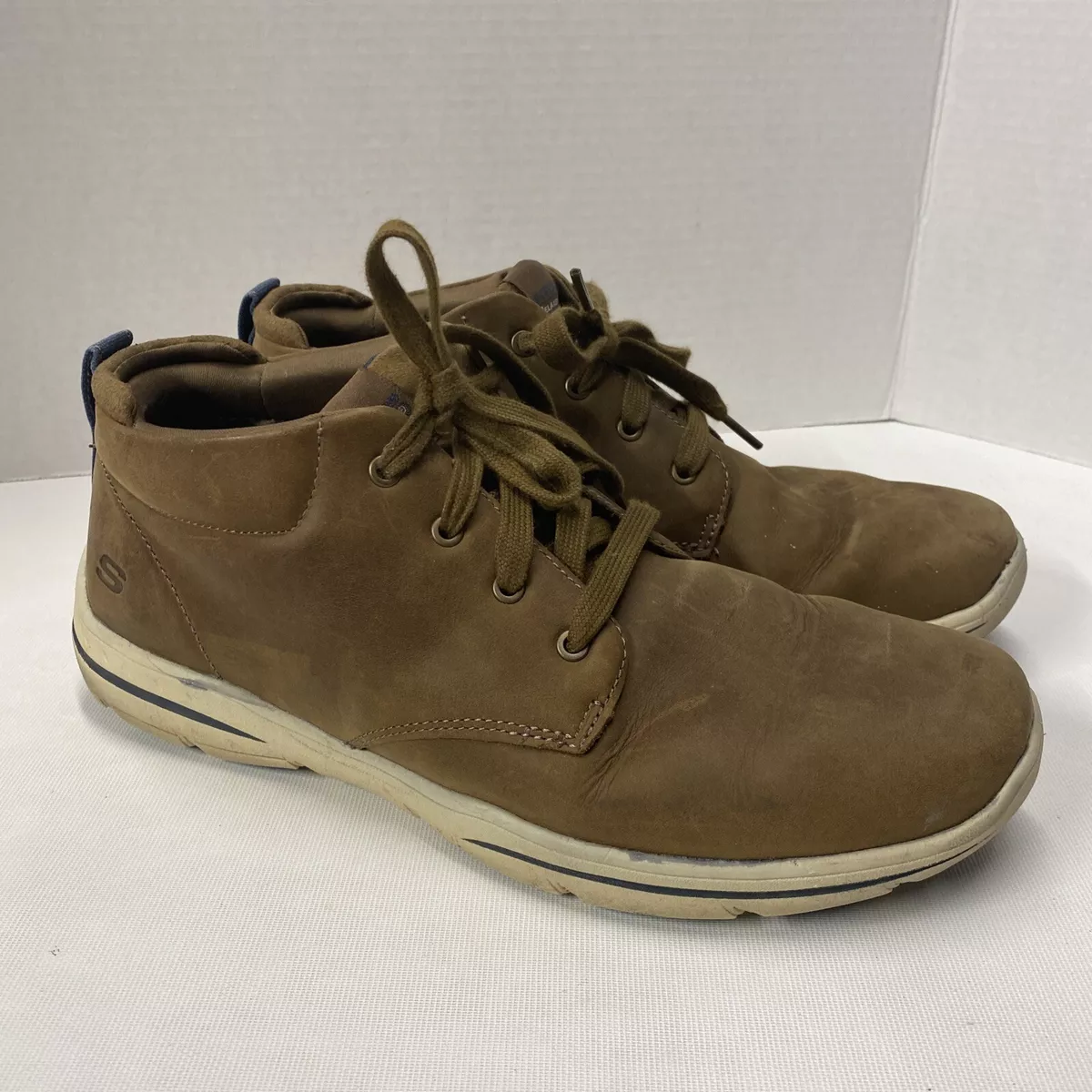 Skechers relaxed fit harper store melden men's ankle boots