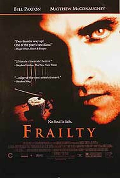 Frailty (Single Sided) Original Video/Dvd Ad Poster