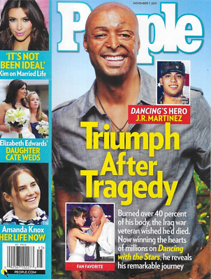 People Magazine J R Martinez Kim Kardashian Elizabeth Edwards Mariah Carey 2011