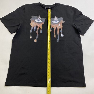 MENS 100% AUTHENTIC ROKU STUDIO T-SHIRT SIZE Large Black Eyes