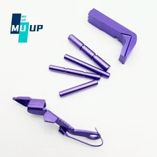 Combo Kit For GLOCK GEN 1 2 3Extended Slide Stop Release Mag Release 4Pin Purple