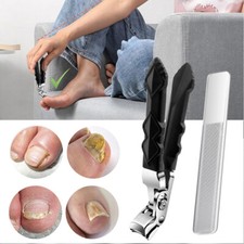 Recurved Nail Clippers Thick Toenails Nippers Curved Nails Anti-Splash Cutters