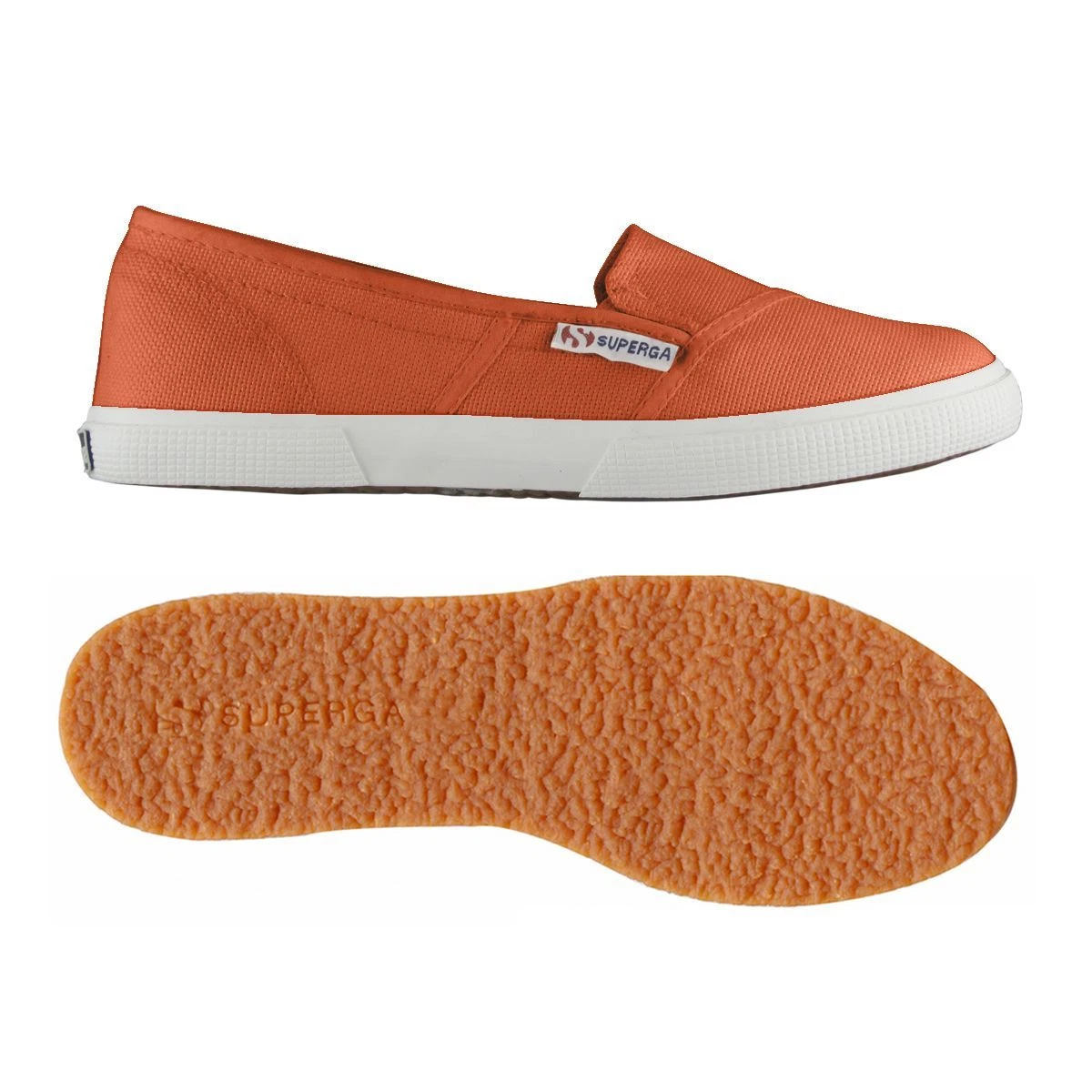 Superga top red coral