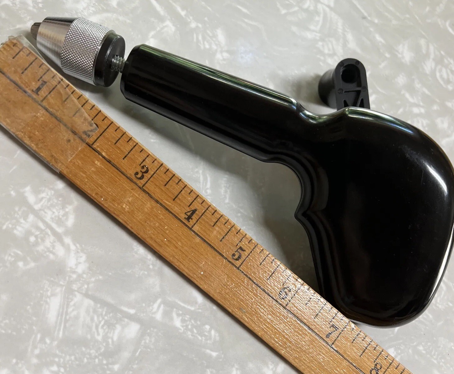 Fiskars Hand Drill Manual Rotary Crank with 1/4" Chuck Vintage Craft