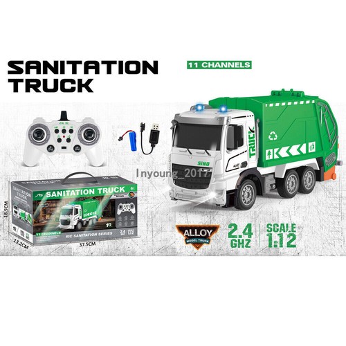 1:12 Ferngesteuerter Müllwagen RC Truck Spielzeug fur Kinder Jungen Geschenke - Bild 11 von 12