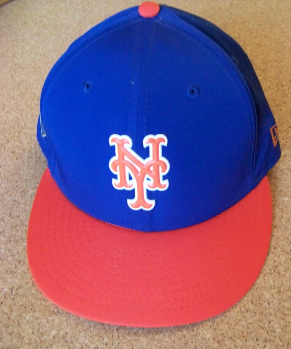 New York Mets fitted baseball cap adult size 7-1/4 2018 spring logo