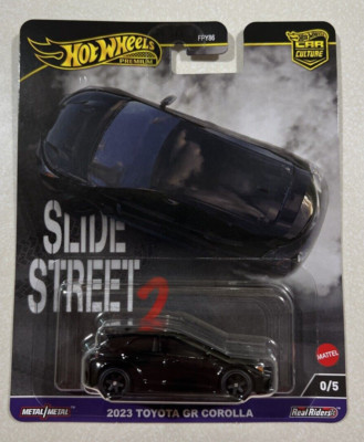 NEW 2024 Hot Wheels Premium Slide Street 2 TOYOTA COROLLA GR CHASE
