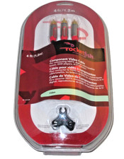 Rocketfish RF-G1139 4' Hi-Def Heavy Duty Component Video Cable w/Gold-Plated Con