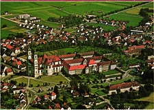 Benedictine Abbey with Basilica Postcard Unposted