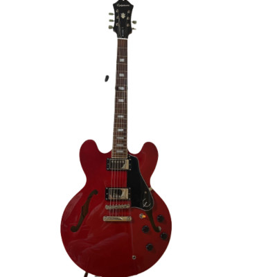 Epiphone ES-335 PRO IT カスタムショップ　2018年製 Epiphone ES-335 Pro Cherry Dot Red 2019 Very Good | eBay