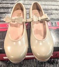 Bloch SO352G Buckle Tap Shoe W/Removable Bows Child Size 10.5/Fits Street 10