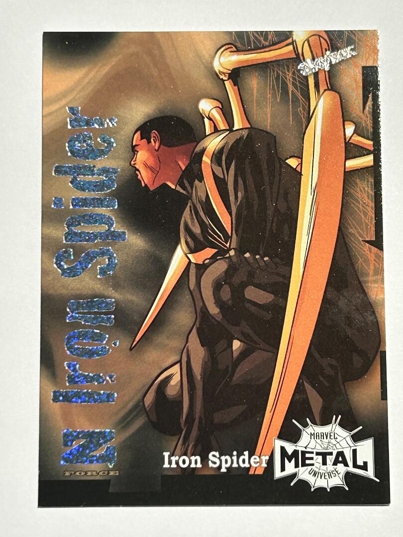 2022 Marvel Metal Universe Spider-Man Z-Force Rave Iron Spider 59/100