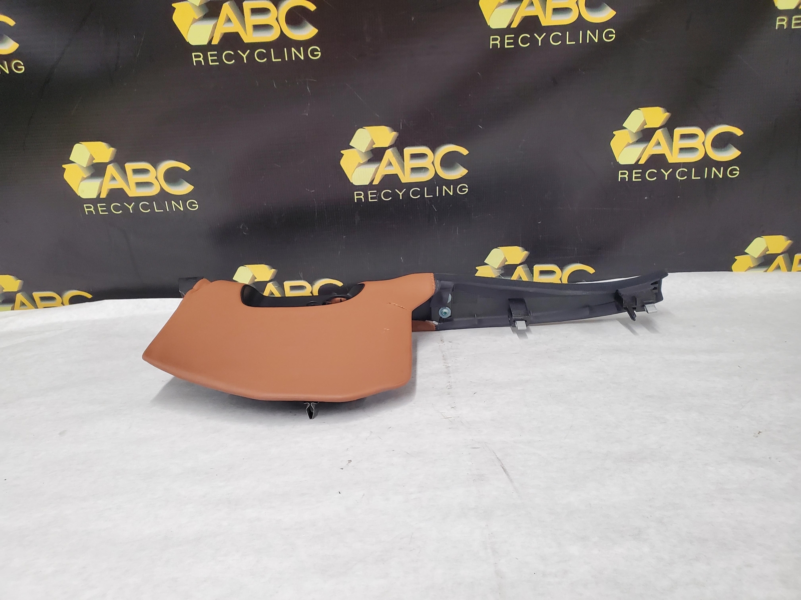 2007 Bentley Flying Spur Lower A-Pillar Trim Panel Left LH Saddle BENTLEY 07 OEM