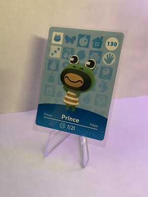 Carte Amiibo Animal Crossing 130 Prince [EUR] S&eacute;rie 2 Near Mint