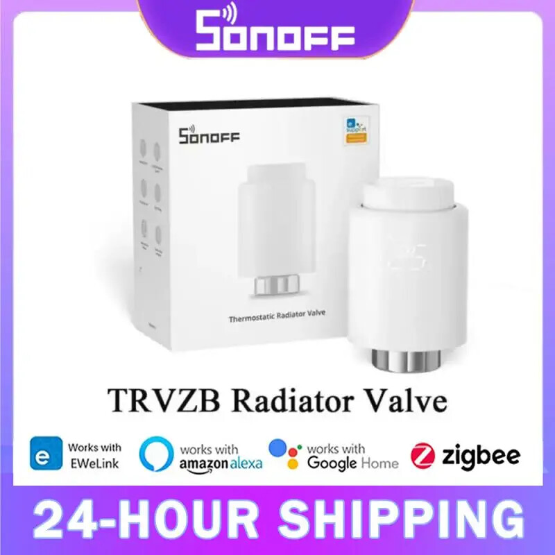 SONOFF TRV-ZB Zigbee Thermostatic Radiator Valve Home Temperature Smart Remote C