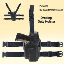 Drop Leg Holster Sig SP2022 Duty Holster Level 3 for 9mm .40 & .357 SIG Pistols