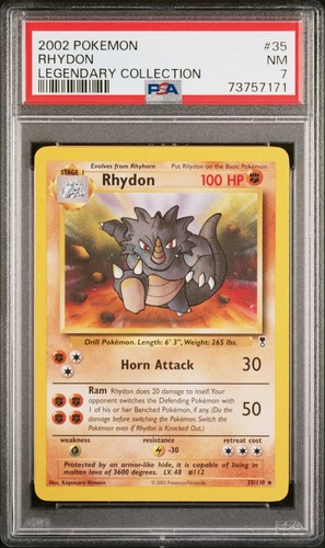 Rhydon graded PSA 7 for sale on eBay