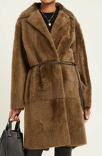 Giani Firenze Lambskin Shearling Coat Size 44. Rrp 2000 Pounds.