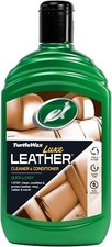 Image of Turtle Wax Luxe Leather Cleaner Conditioner Restores Protects Car Seats 500ml