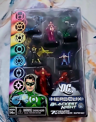 HeroClix DC Blackest Night 7 Figure Starter & Green Lantern Set