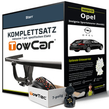Für OPEL Insignia Kombi Typ G09 Anhängerkupplung starr +eSatz 7pol 2008-2013 AHK