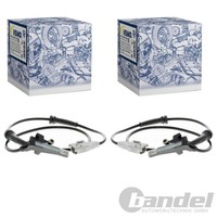 2X Vemo ABS-SENSOR Raddrehzahl Hinten Passend FüR CitroËN C4 Peugeot 307