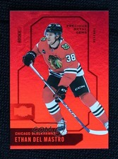 2024 Skybox Metal Universe Rookies PMG Red 28/100 Ethan Del Mastro #144 Rookie