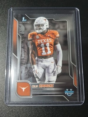 Colin Simmons - Bowman University 2025 - Texas Longhorns - 1st Bowman