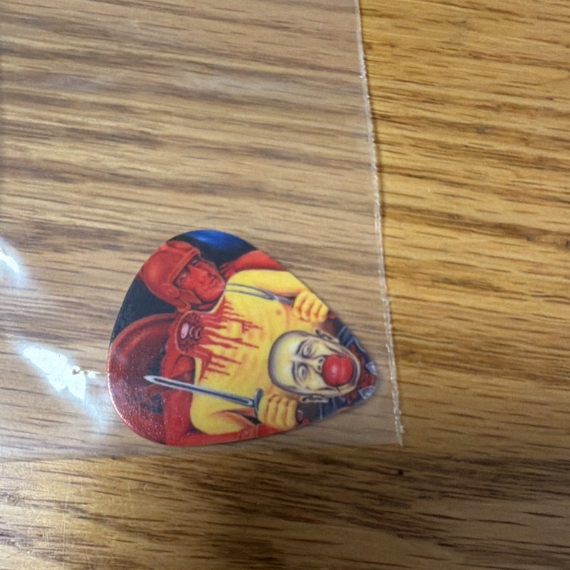 Multicolor Guitar Pick - "David Craig the Murda Mitten kiss ￼ psycho tour