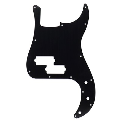 Aluminum Alloy P Bass Pickguard 13 Screw Holes Scratch Plate for PB Bass Black