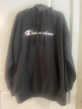 Champion Men's Big  Tall Fleece Pullover Hoodie, Charcoal Gray Size 3XLT